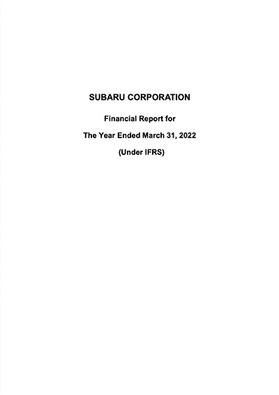 Financial Report FY2022