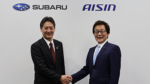 SUBARU and AISIN to Collaborate on eAxles for Next-Generation Electrified Vehicles (March 12, 2024)