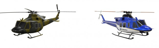 最新型ヘリコプターUH-X／412EPI発展型機　1/10モデル　コンセプト模型